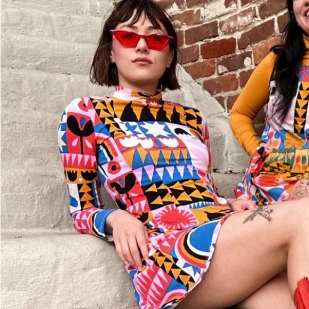 Nooworks limited edition Tonya dress in Congdon print